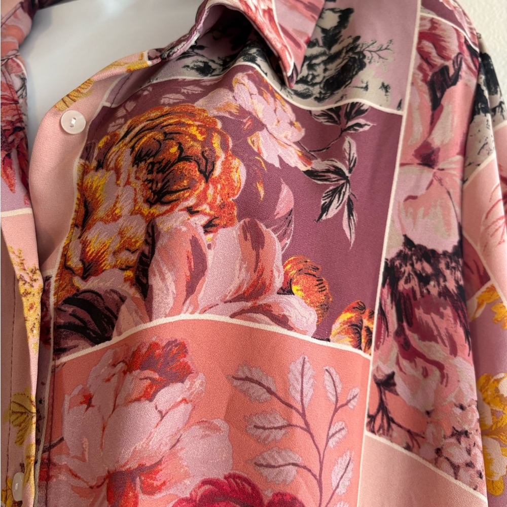 Cynthia Rowley Multicolor Patchwork Blouse - image 4